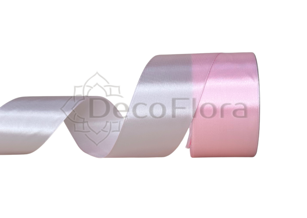 Лента атласная 5cm*25ярд - 043 - розовая 